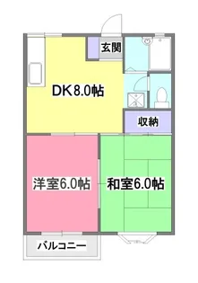 アネックスマツオ【1階】の間取り