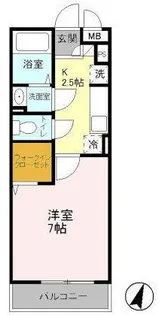 パピヨン八王子みなみ野【2階】の間取り