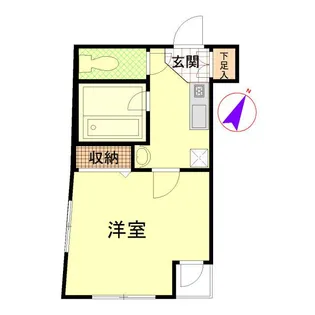 ゼフィール横濱【2階】の間取り