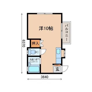 フォレストハウス【1階】の間取り