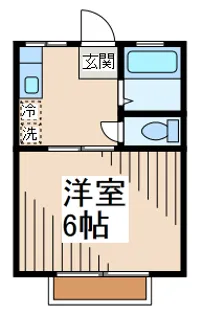 アルムハイツ【1階】の間取り