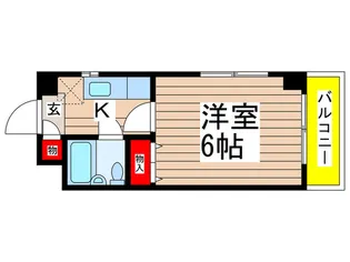メゾンクレール【4階】の間取り