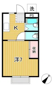 フィオリート諏訪【2階】の間取り