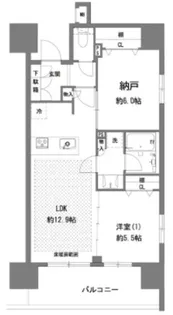 プライマル八王子横山町【7階】の間取り