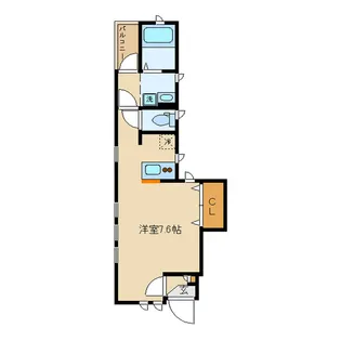 レスポワール【1階】の間取り