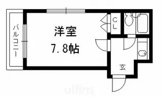 シティハウス丹波橋【2階】の間取り