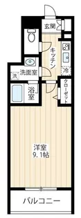ARCOBALENO KAWASAKIHIRAMA【3階】の間取り