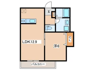 福海コートハウス【2階】の間取り