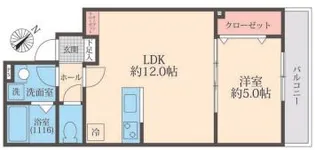 ミリアビタ稲毛東【2階】の間取り