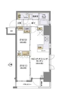 ライオンズ浅草橋ミレス【5階】の間取り