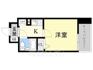 エスリード新大阪第7【10階】の間取り
