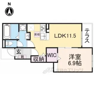 K’SHOME2【1階】の間取り