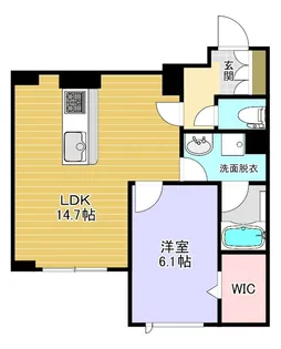 エルミタージュクール【2階】の間取り