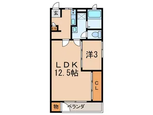 武庫之荘サンパレス【2階】の間取り