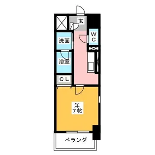 DIAMOND MOON【9階】の間取り