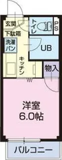 Sky Village B【2階】の間取り