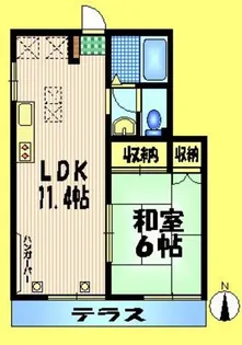 パインコート【1階】の間取り