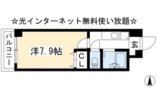 VILLA RUHE【3階】の間取り