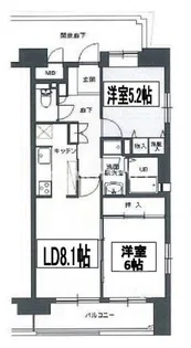 サンテラス反町公園【2階】の間取り
