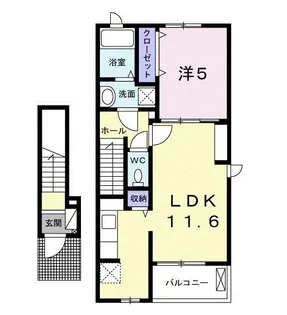 スプリングテラス【2階】の間取り