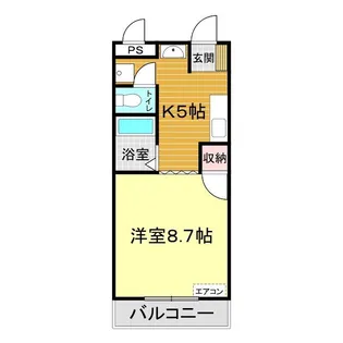 ヌーベルモードyoshida【4階】の間取り