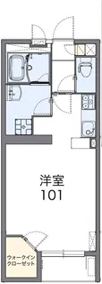 レオネクストネオ レグルス【2階】の間取り