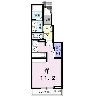 ルミエール【1階】の間取り