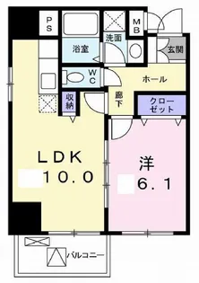 La Pente Volume【7階】の間取り