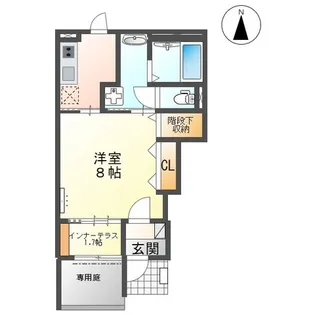 アーシア【1階】の間取り