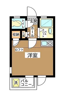 小平ツーナイン【2階】の間取り