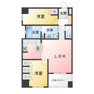 アップルパレス丸の内【3階】の間取り