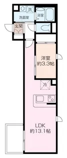 casa-arietta【3階】の間取り