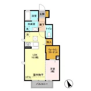 Villa Ren(ヴィラレン)【1階】の間取り