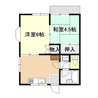 RKハイツ【2階】の間取り