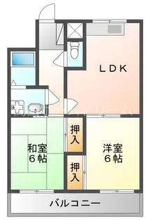 富士栄町マンション【3階】の間取り