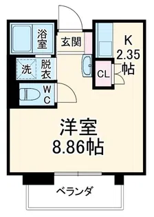 Perenne nau【3階】の間取り