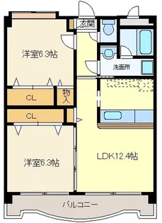 アルベロ南【4階】の間取り