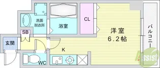 Hatch明石【6階】の間取り
