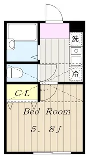 アザレ読売ランド【2階】の間取り