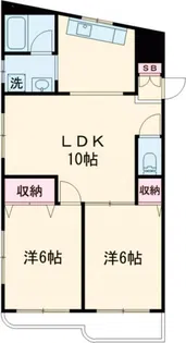 パークアベニュー本町【4階】の間取り