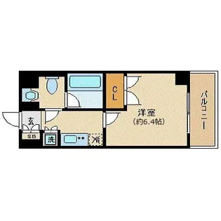 プレール・ドゥーク高輪【10階】の間取り