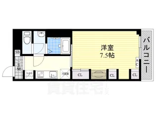 リブリ・岸辺・OSAKA【1階】の間取り