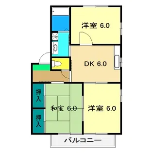 メゾン永幸【2階】の間取り