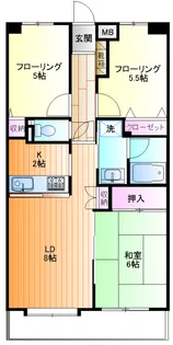 クオリティ伊野NO.2【1階】の間取り