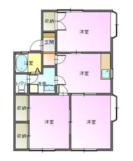 カーサ八木【2階】の間取り
