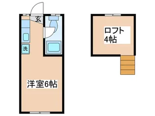 ドエル馬絹B【2階】の間取り