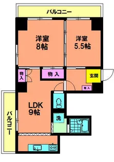 代々木伊藤ローヤルコーポ【4階】の間取り