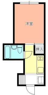 アガーラ岡上【1階】の間取り