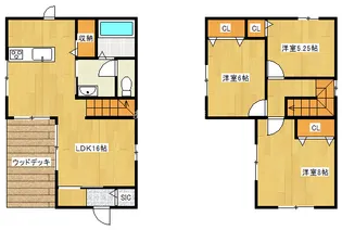 静岡県浜松市中央区頭陀寺町【一戸建】の間取り