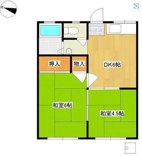 コートハウスコルディス【1階】の間取り